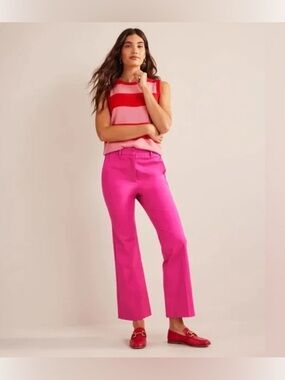 BODEN Chelsea Bi-Stretch Pants in Magenta Pink